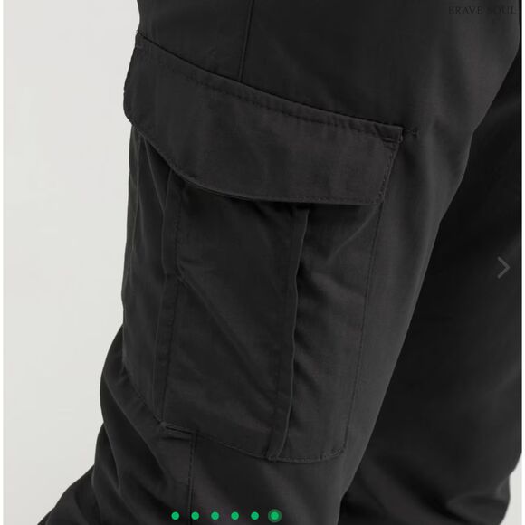 Brave Soul Cargo Cuff Pant dark grey - Picture 5 of 5